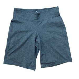 Athleta Bike Shorts Gray‎ Heather Women's Small Yoga Activewear